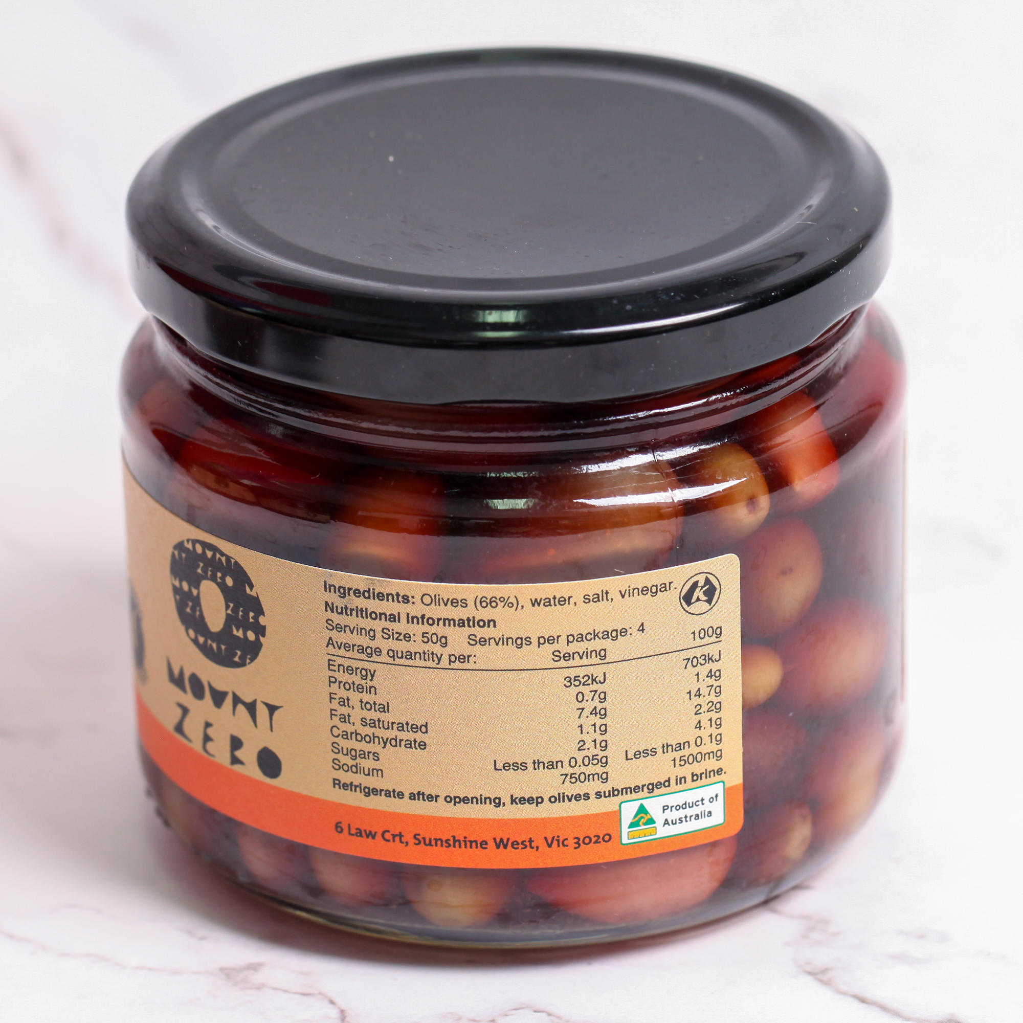 Organic Mixed Olives - Mount Zero